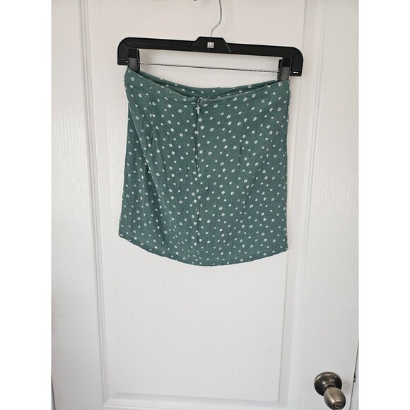 Aéropostale Green Floral A-Line Mini Skirt - Picture 3 of 3